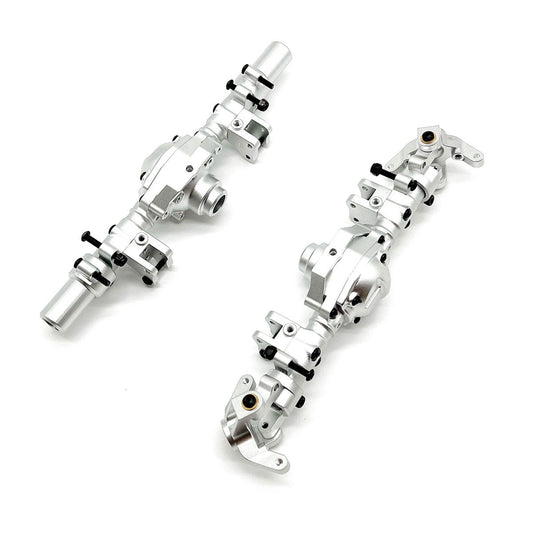 Image of Silver Aluminum Axle Housing Set, Front & Rear, CEN F-250