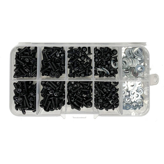 Image of 1/10 High Strength Steel Screw Assortment Box for RC Car (300