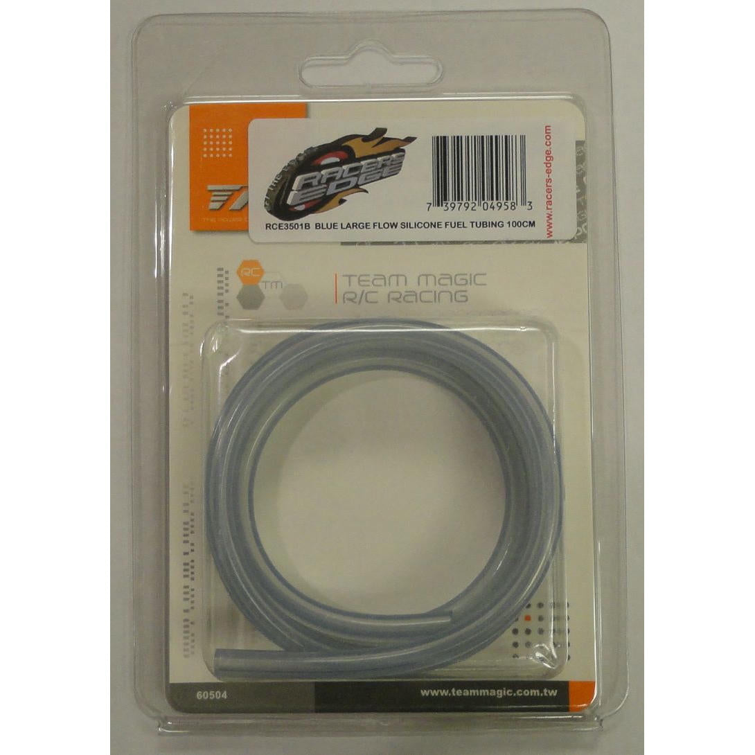 Image of Racers Edge Blue Large Flow Silicone Fuel Tubing (standard 3/32 ID) 100cm