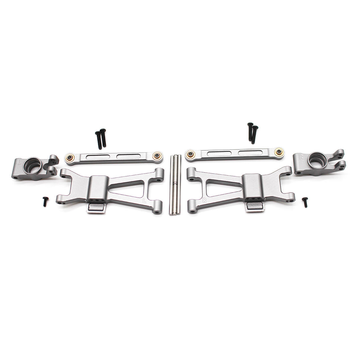 Image of Aluminum Rear Arm & Hub Set for BlackZon Slyder