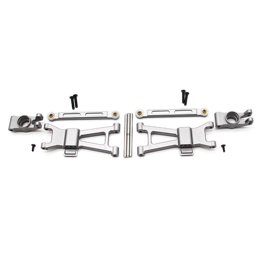 Image of Aluminum Rear Arm & Hub Set for BlackZon Slyder