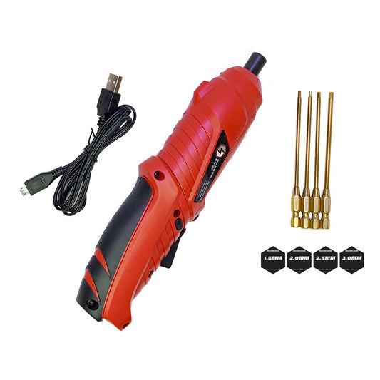 Image of Electric Mini Screwdriver w/ Titanium Metric Bits (4pcs)