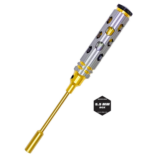 Image of 5.5mm Nut Driver Gold Ink Honeycomb Handle w/ Titanium