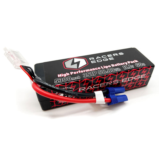 Image of 5300mAh 3S 11.1V 60C Hard Case Lipo Battery w/EC5 Connector
