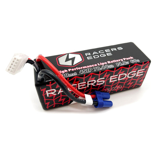 Image of 5300mAh 4S 14.8V 60C Hard Case Lipo Battery w/ EC5 Connector