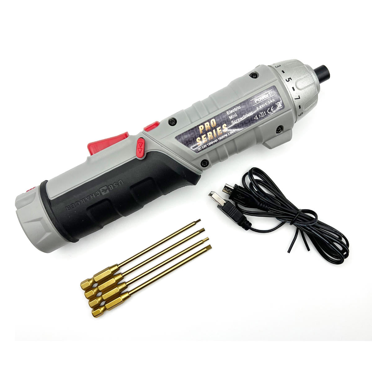 Image of Cordless Drill with Clutch & Metric Tip Set