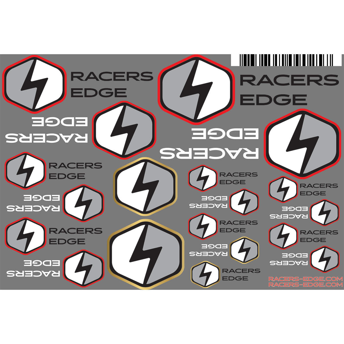 Image of Racers Edge Sticker Set, 6 x 4