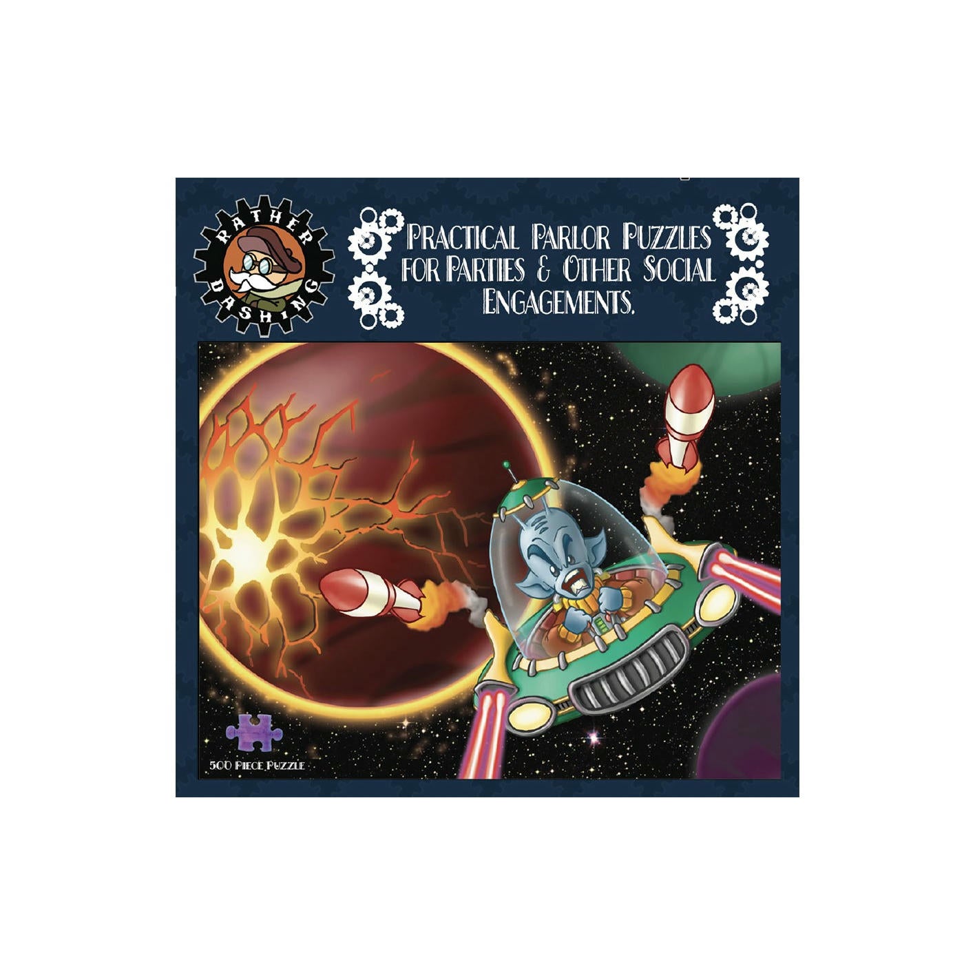 Image of Rather Dashing Games We Come in Peace 500pc Parlor Jigsaw Puzzle RDGPZ02