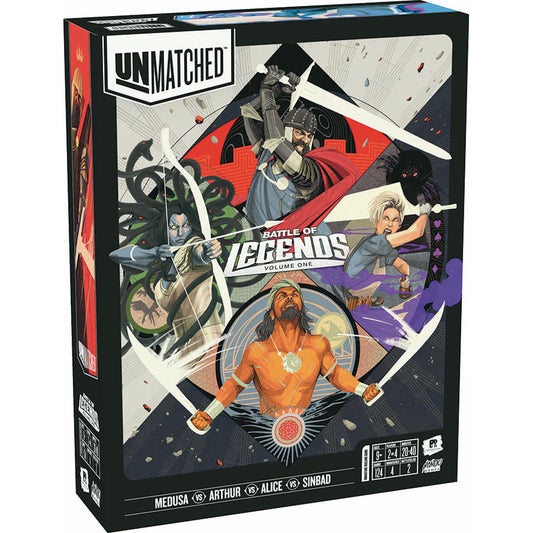 Image of Unmatched: Battle of Legends Volume One Board Game by Restoration Games REO9300