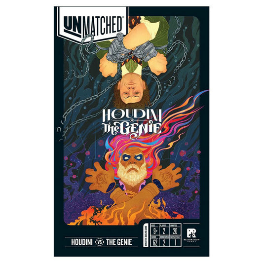 Image of Unmatched Board Game Houdini & The Genie Restoration Games
