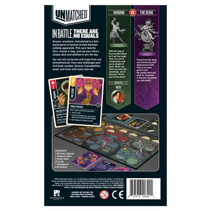 Image of Unmatched Board Game Houdini & The Genie Restoration Games