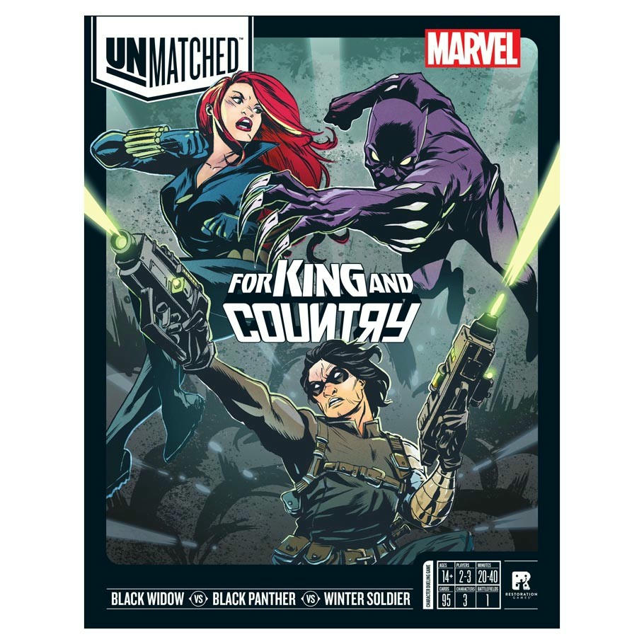 Image of Unmatched Board Game Marvel For King And Country Expansion Restoration Games