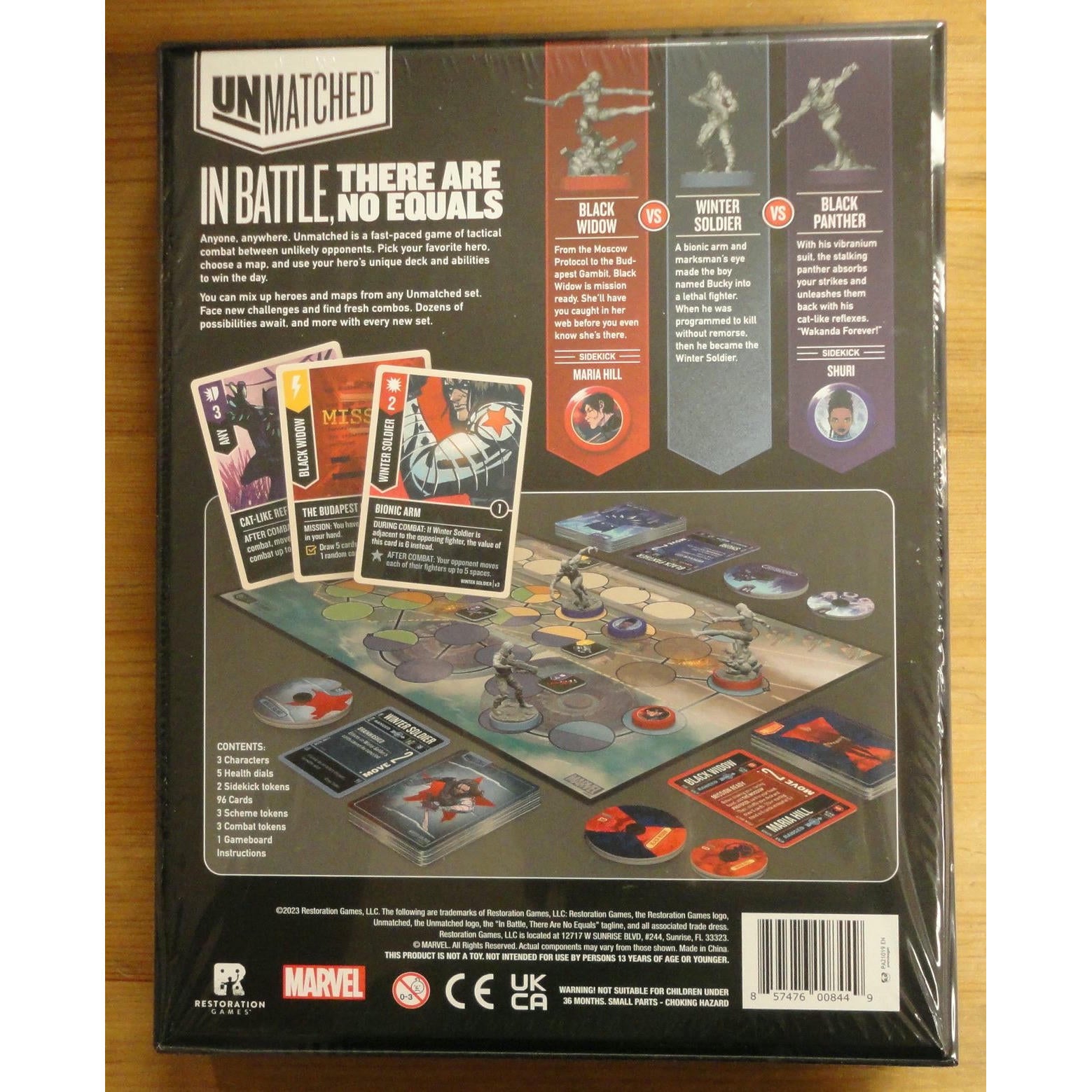 Image of Unmatched Board Game Marvel For King And Country Expansion Restoration Games