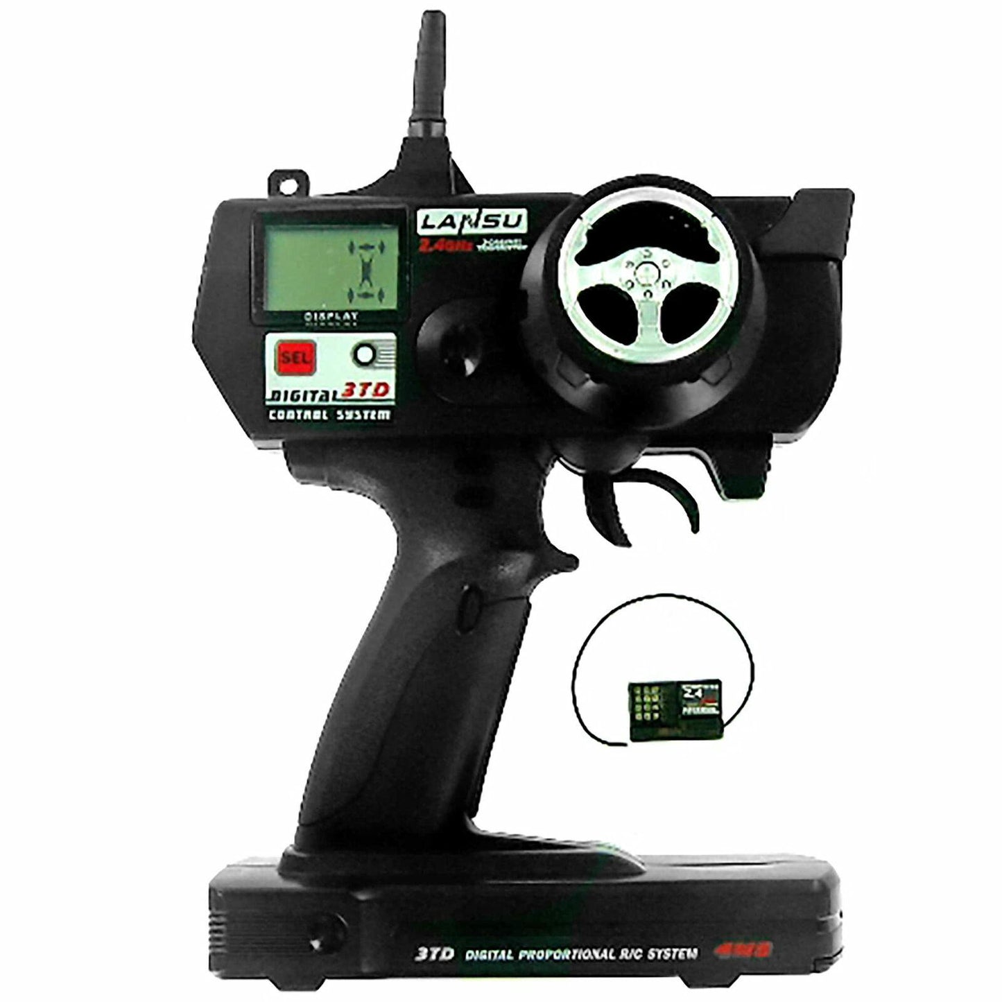 Redcat Racing 3CH-24GHz-RADIO 3 Channel 2.4Ghz Radio with Receiver