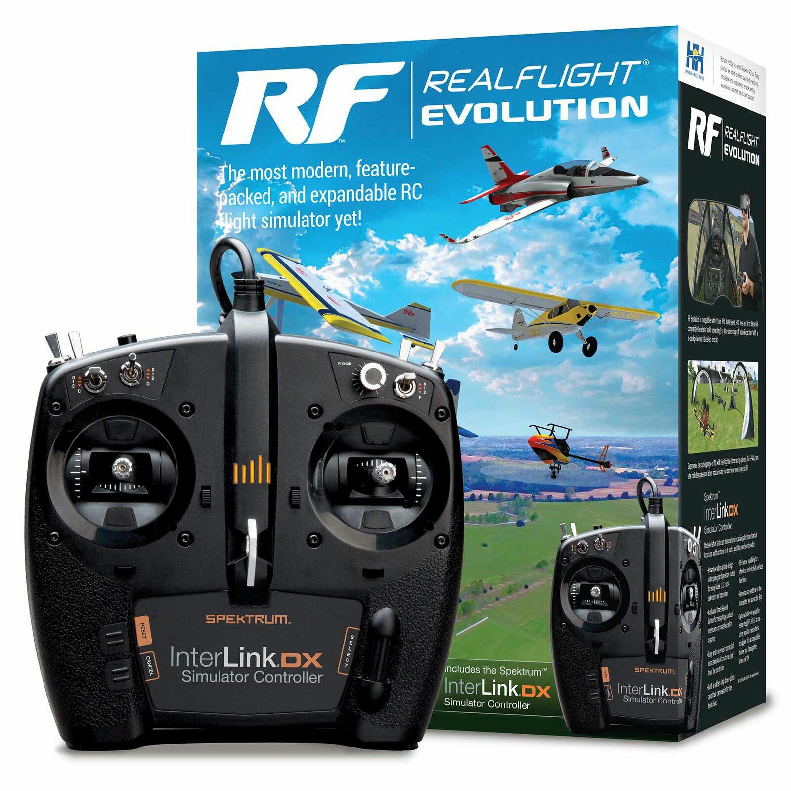 Image of Horizon Hobby RealFlight Evolution RC Airplane Flight Simulator w/DX Interlink