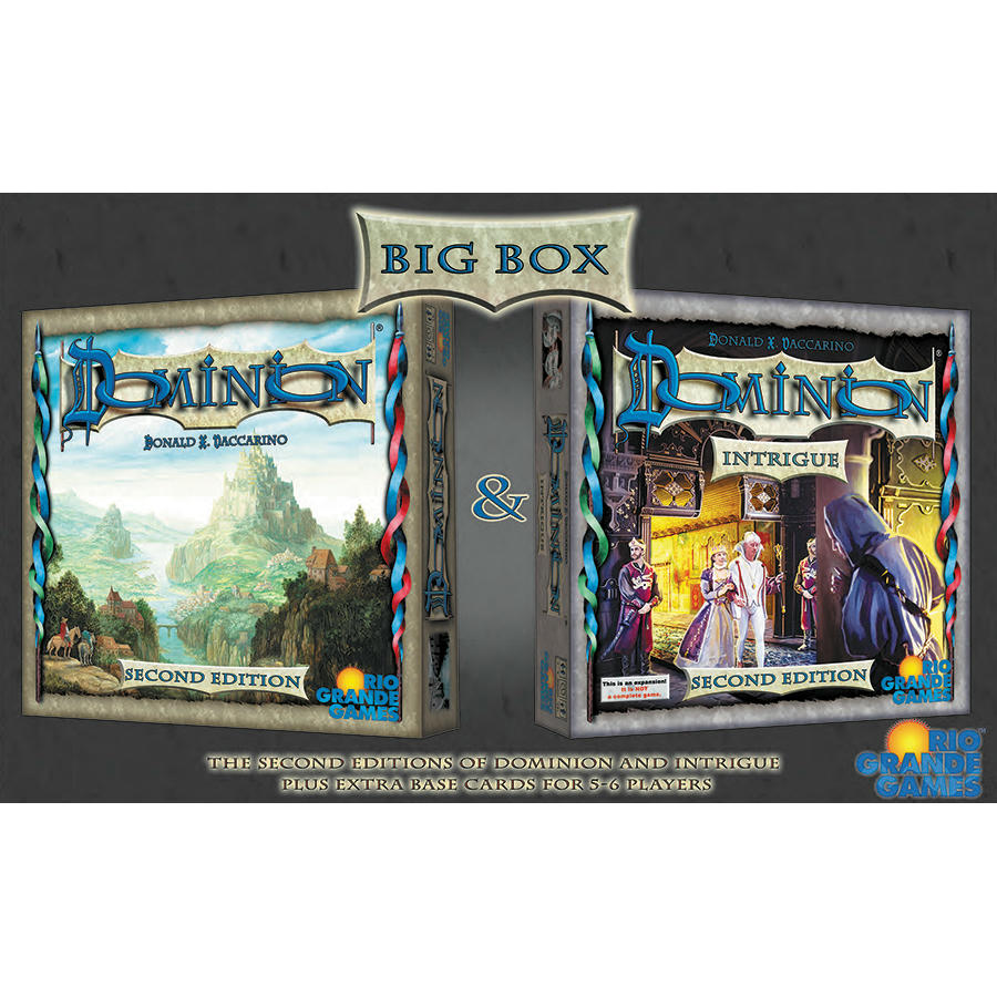 Image of Dominion Big Box 2nd Edition (Main Game + Intrigue) Board Game Rio Grande Games