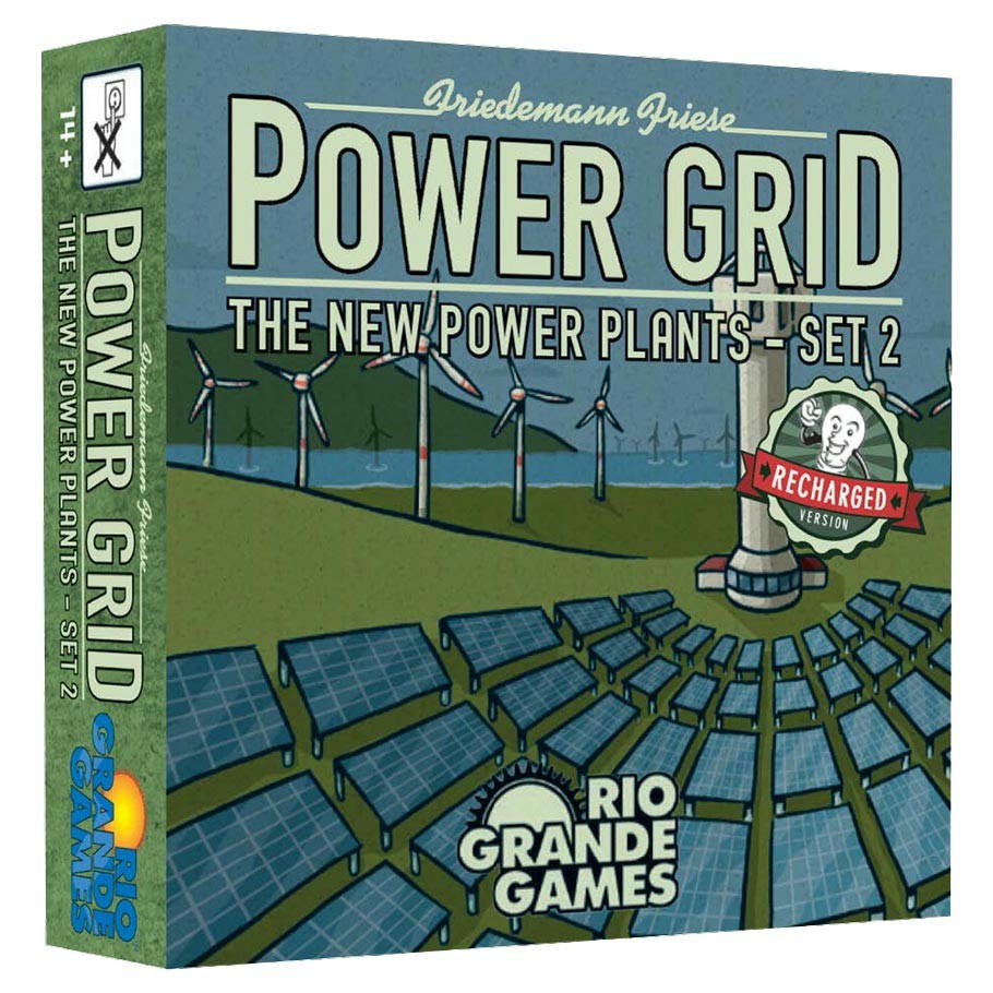 Image of Power Grid Board Game : The New Power Plants Set 2 Expansion Rio Grande Games