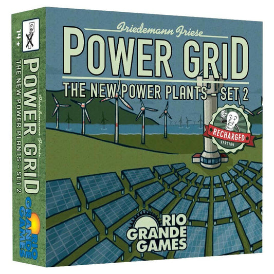 Image of Power Grid Board Game : The New Power Plants Set 2 Expansion Rio Grande Games