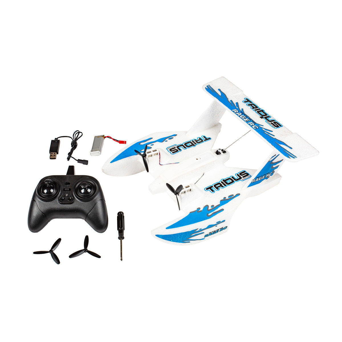 Image of Tribus 250 EP RTF Amphibious Aircraft; Blue