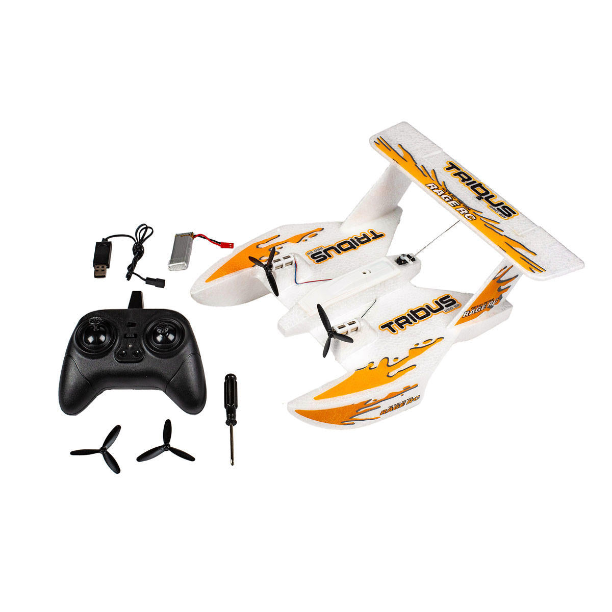 Image of Tribus 250 EP RTF Amphibious Aircraft; Orange