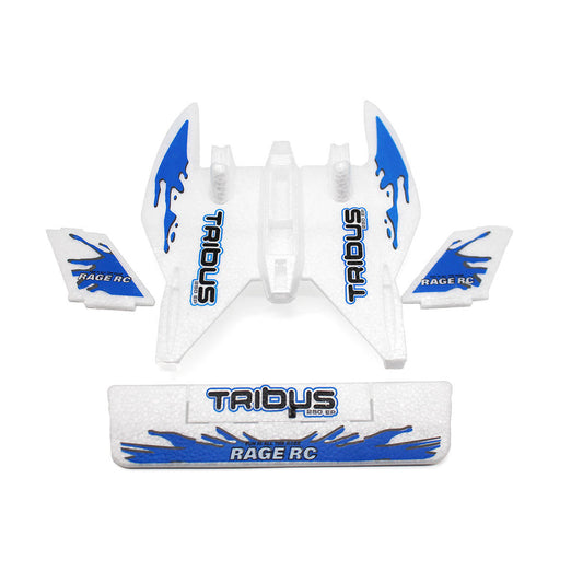 Image of Foam Parts Set with Blue Decals; Tribus