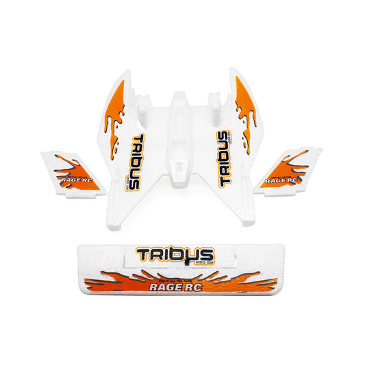 Image of Foam Parts Set with Orange Decals; Tribus