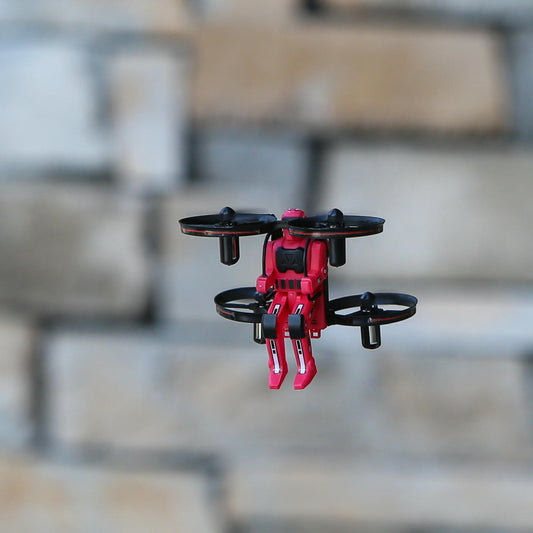 Rage RC 4501 Jetpack Commander Ready to Fly RC Multirotor, Red