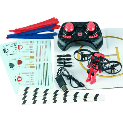 Rage RC 4501 Jetpack Commander Ready to Fly RC Multirotor, Red