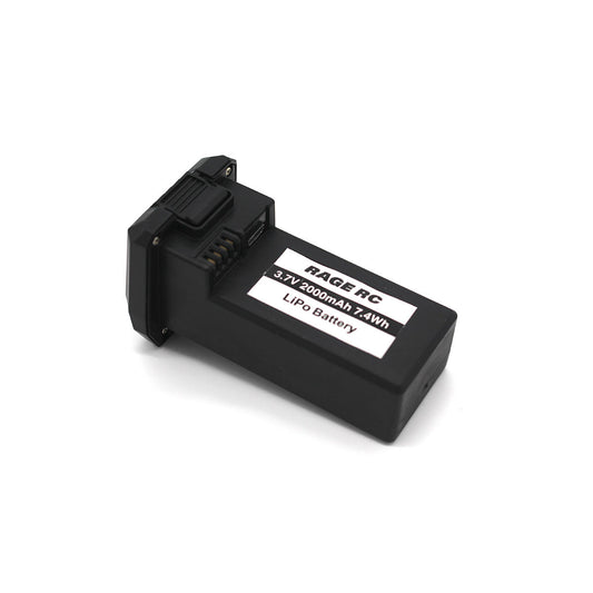 Image of 3.7V 1S 2000mAh Lipo Battery w/Case; Stinger 3.0