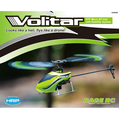 Image of Rage R/C Volitar RTF Radio Controlled Micro Helicopter RGR6000 (250mm Rotor)