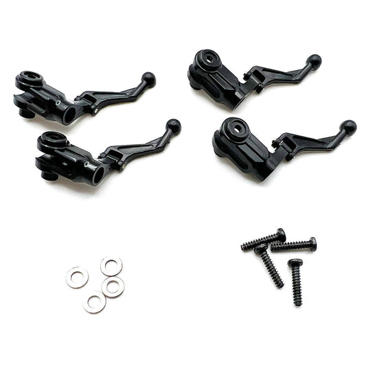 Image of Main Blade Grips with Screws (4); Hero-Copter & Military