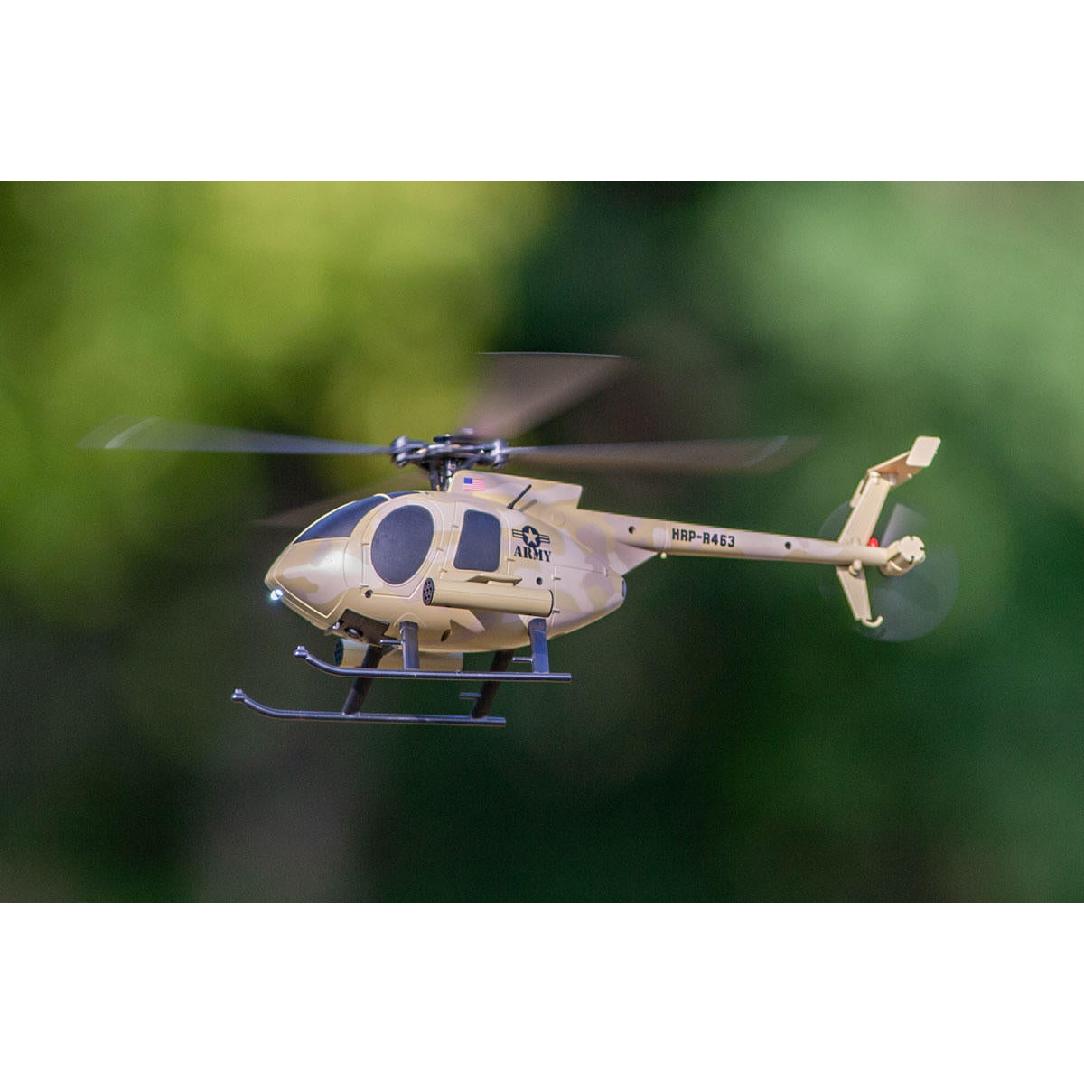 Image of Hero-Copter Military, 4-Blade RTF Heli; Army