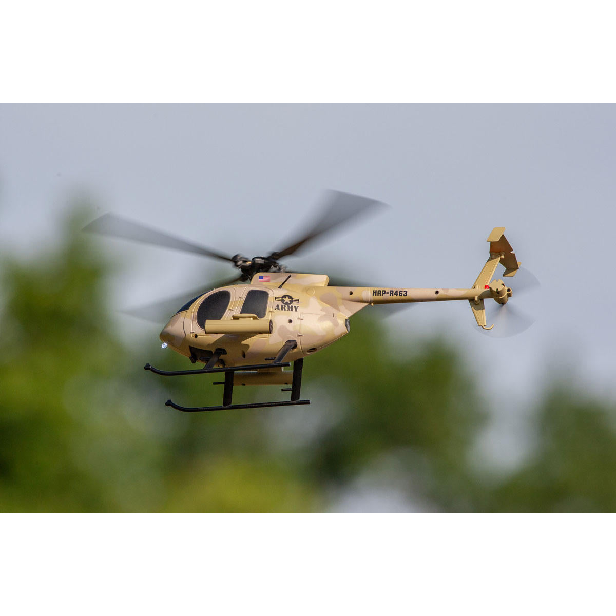 Image of Hero-Copter Military, 4-Blade RTF Heli; Army