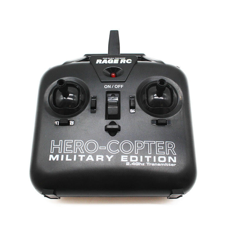 Image of 2.4Ghz 4-Ch Transmitter; Hero-Copter Military