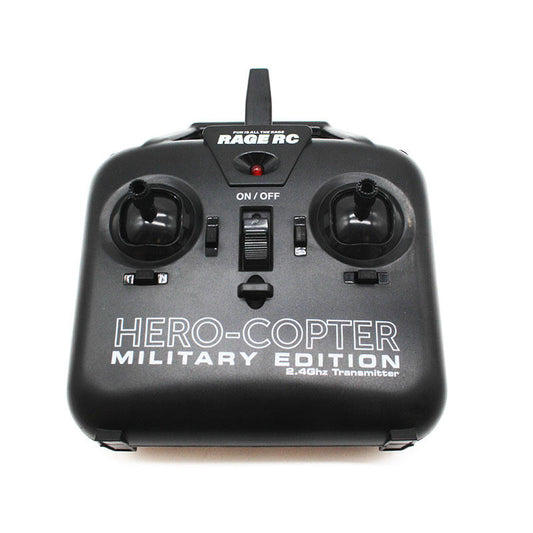 Image of 2.4Ghz 4-Ch Transmitter; Hero-Copter Military