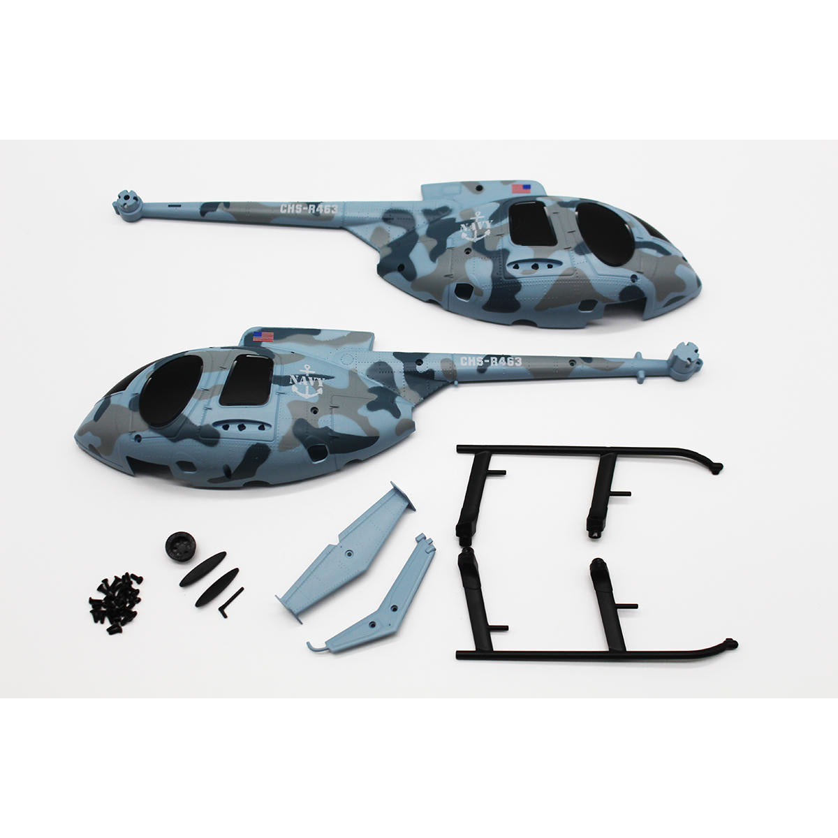 Image of Hero-Copter Military Canopy Set; Navy