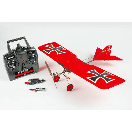 Image of Rage R/C Vintage Stick 17 1/4 4CH Micro RTF Airplane with PASS System