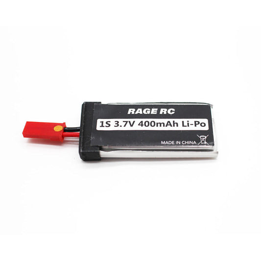 Image of 1S 400mAh 25C LiPo Battery with JST Plug;Vintage Stick X4