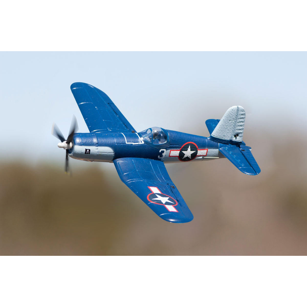 Image of F4U Corsair Jolly Rogers Micro RTF Airplane w/PASS