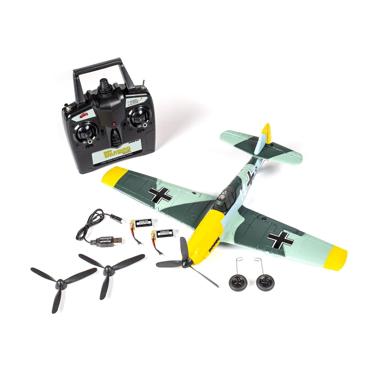 Image of Messerschmitt Bf 109 Micro RTF Airplane with PASS