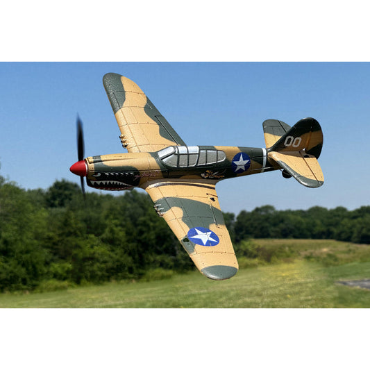 Image of Curtiss P-40 Warhawk Micro RTF Airplane with PASS System