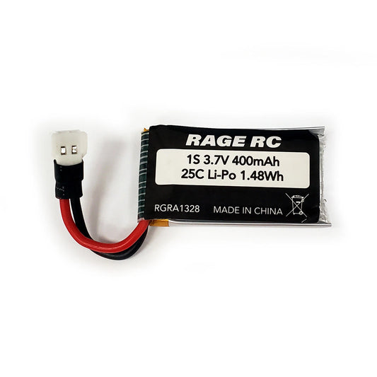 Image of 3.7V 400mAh 25C LiPo Battery; Warbirds, Super Cub MX4