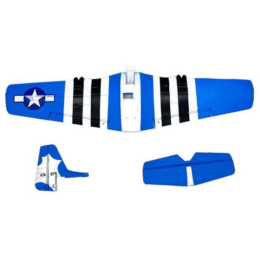 Image of Main Wing and Tail; P-51 Obsession