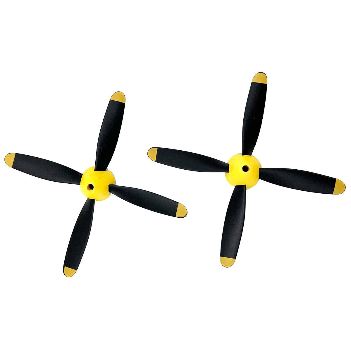 Image of 4-Blade Prop w/Spinner (2-Pack); P-51 Obsession
