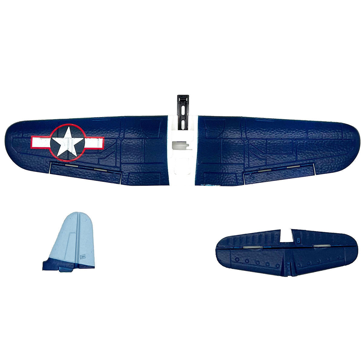 Image of Main Wing and Tail; F4U Jolly Rogers