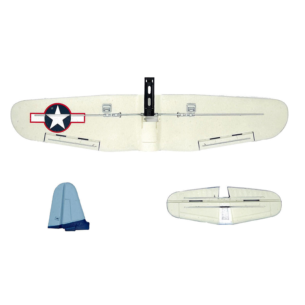 Image of Main Wing and Tail; F4U Jolly Rogers