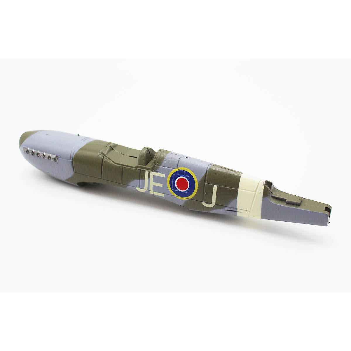 Image of Fuselage with Motor & Gearbox; Micro Spitfire V2