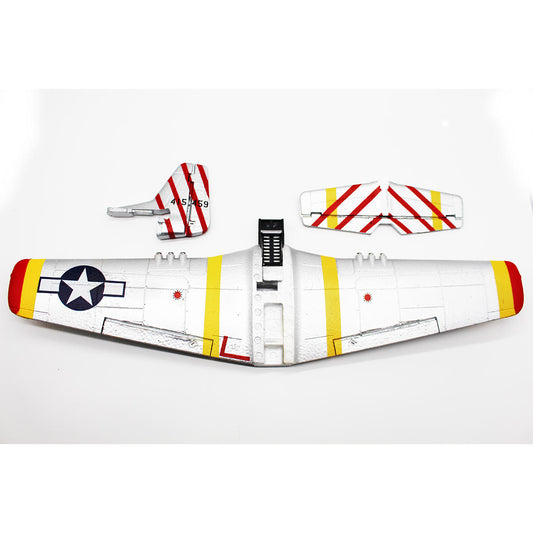 Image of Painted Main Wing and Tail Set; P-51D BL