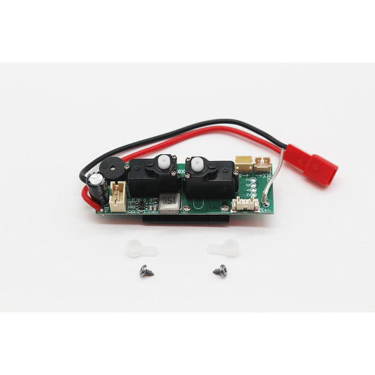Image of 2.4GHz 4Ch Receiver with Gyro & 2g Servos; P-51D BL, F4U BL