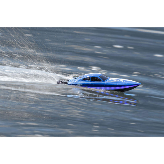 Image of LightWave Electric Micro RTR Boat; Blue